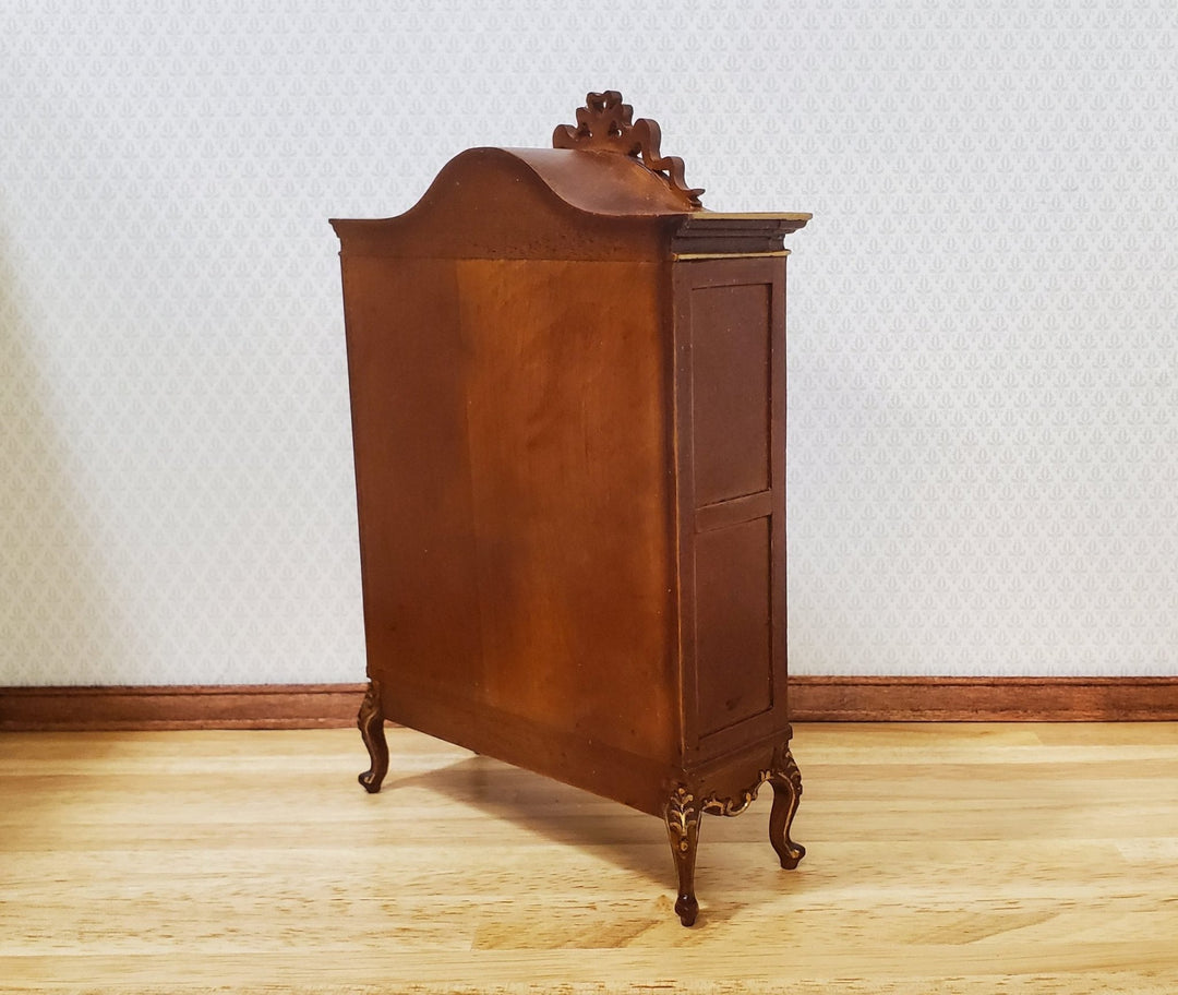 JBM Dollhouse Wardrobe Mirrored Closet Victorian Style 1:12 Scale Furniture - MiniatureCrush