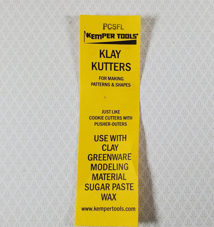 Kemper Clay Cutter Push Small Heart 1/2" Shape Klay Kutters Metal with Spring - Miniature Crush