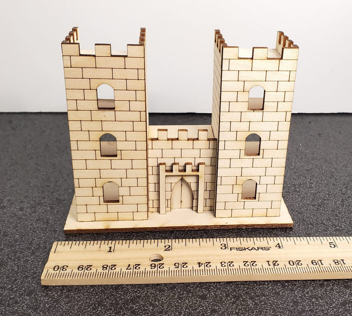 Miniature Castle Tower Keep 1:144 Scale DIY KIT 7 Rooms Ladders 3 Stories - Miniature Crush