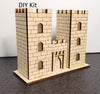 Miniature Castle Tower Keep 1:144 Scale DIY KIT 7 Rooms Ladders 3 Stories