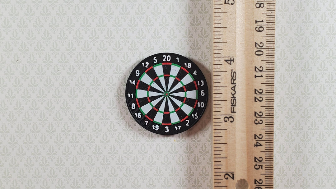 Miniature Dart Board Game Darts 1:12 Scale Dollhouses Scale Model Dioramas - Miniature Crush