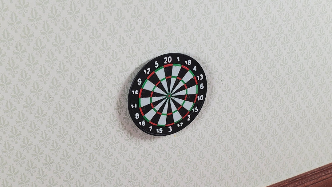 Miniature Dart Board Game Darts 1:12 Scale Dollhouses Scale Model Dioramas - Miniature Crush