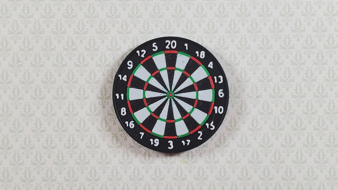 Miniature Dart Board Game Darts 1:12 Scale Dollhouses Scale Model Dioramas - Miniature Crush