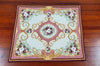 Miniature Fine Needlepoint Rug Pinks Aubusson Style 1:12 Scale Carpet Floral