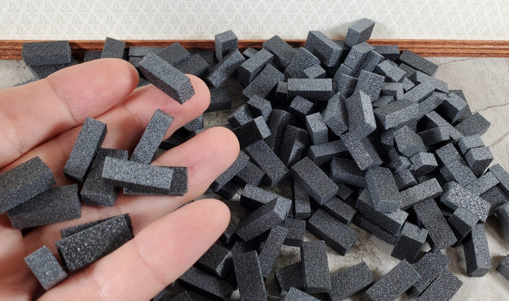 Miniature Foam Bricks 250 Loose Precut Pieces Dioramas Model Building 3/4" Long - Miniature Crush