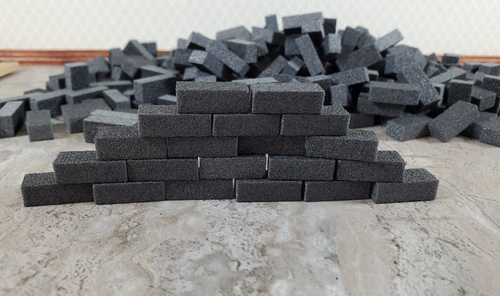 Miniature Foam Bricks 250 Loose Precut Pieces Dioramas Model Building 3/4" Long - Miniature Crush