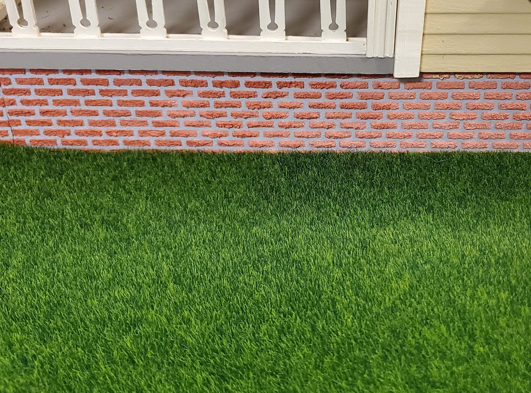 Miniature Lawn Grass Square Dollhouse Yard Gardens Model Scenery 11 3/4" x 12" - MiniatureCrush