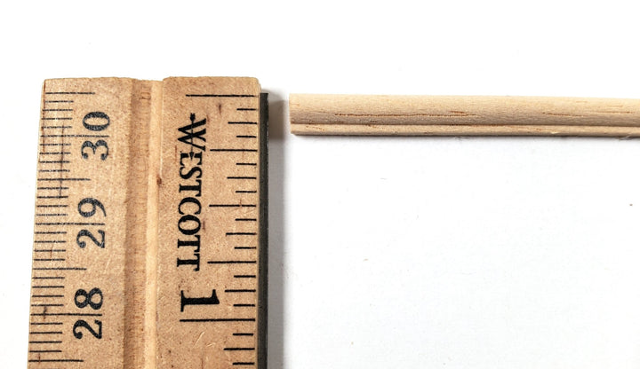 Miniature Picture Dado Rail Trim 3/16" x 18" long Scale Model Building BM034 - Miniature Crush