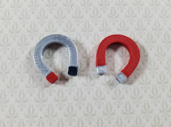 Miniature Prop Horseshoe Magnets for Action Figures Dioramas 3D Printed Science - Miniature Crush