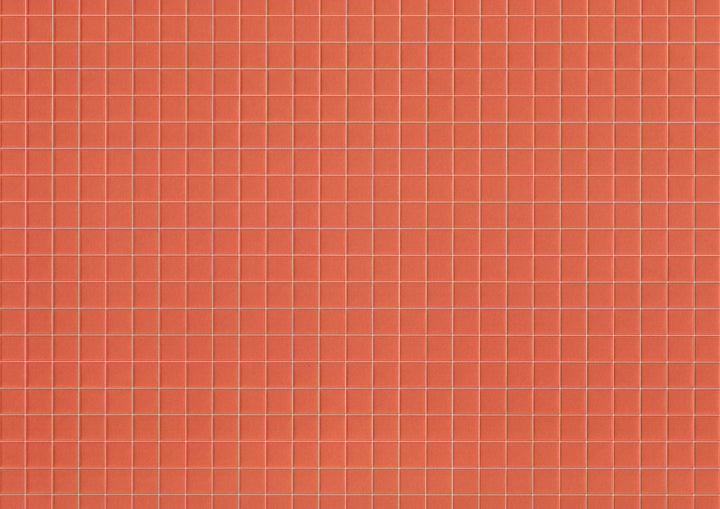 Miniature Quarry Tile Floor Lightly Embossed Faux Flooring Red Card Stock - MiniatureCrush