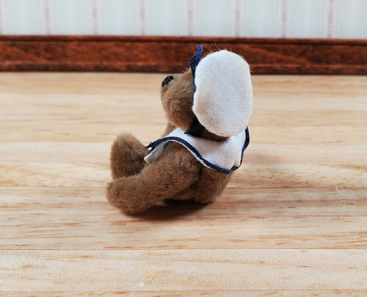 Miniature Teddy Bear Boy Sailor Stuffed Animal Toy 2" Tall Dollhouse Nursery - Miniature Crush