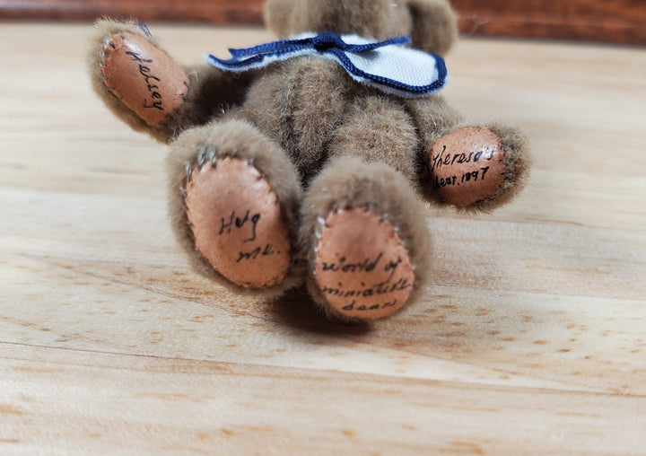 Miniature Teddy Bear Boy Sailor Stuffed Animal Toy 2" Tall Dollhouse Nursery - Miniature Crush