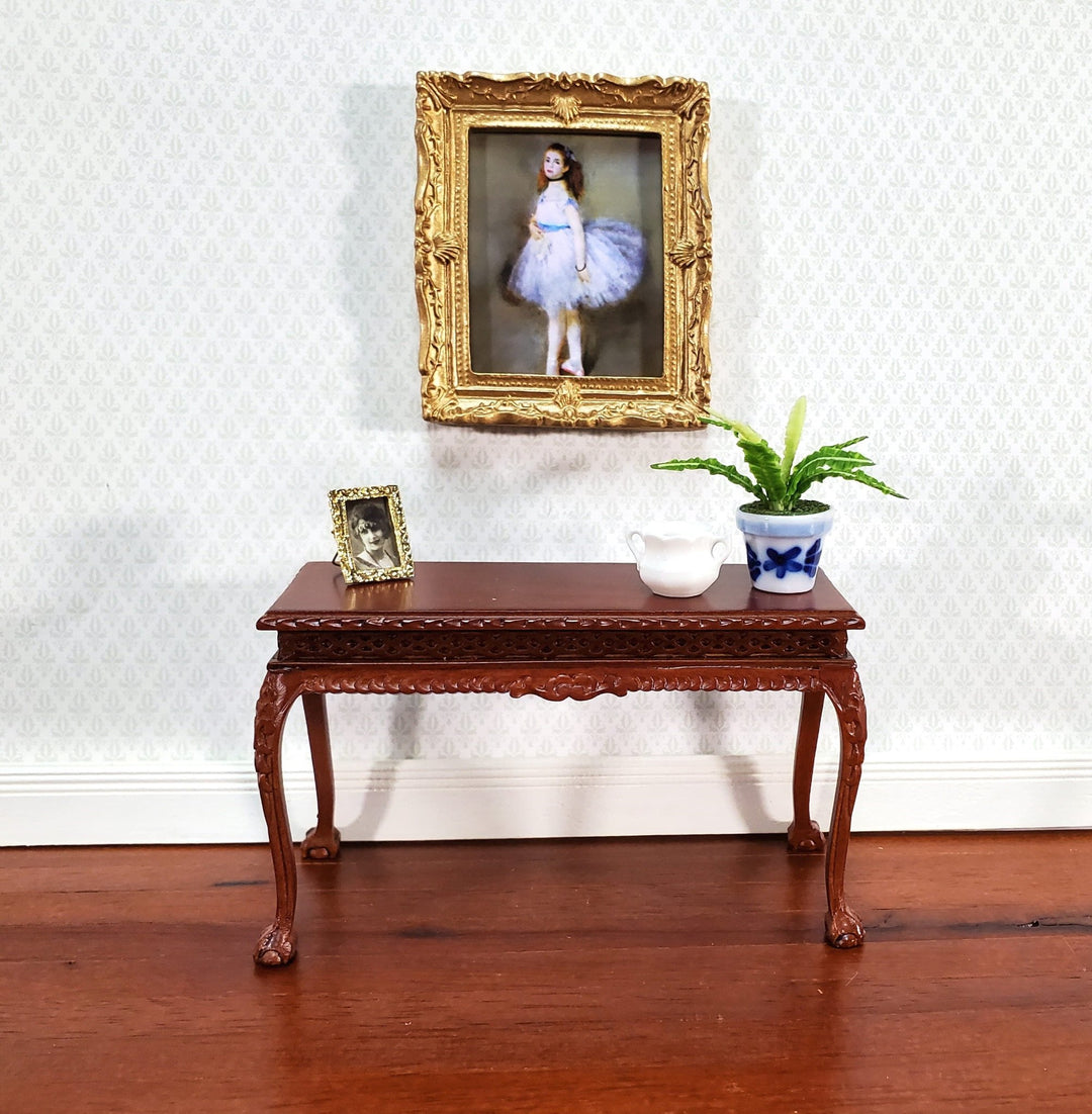 Miniature The Dancer Ballerina by Renoir Framed Print 1:12 Scale Handmade - MiniatureCrush