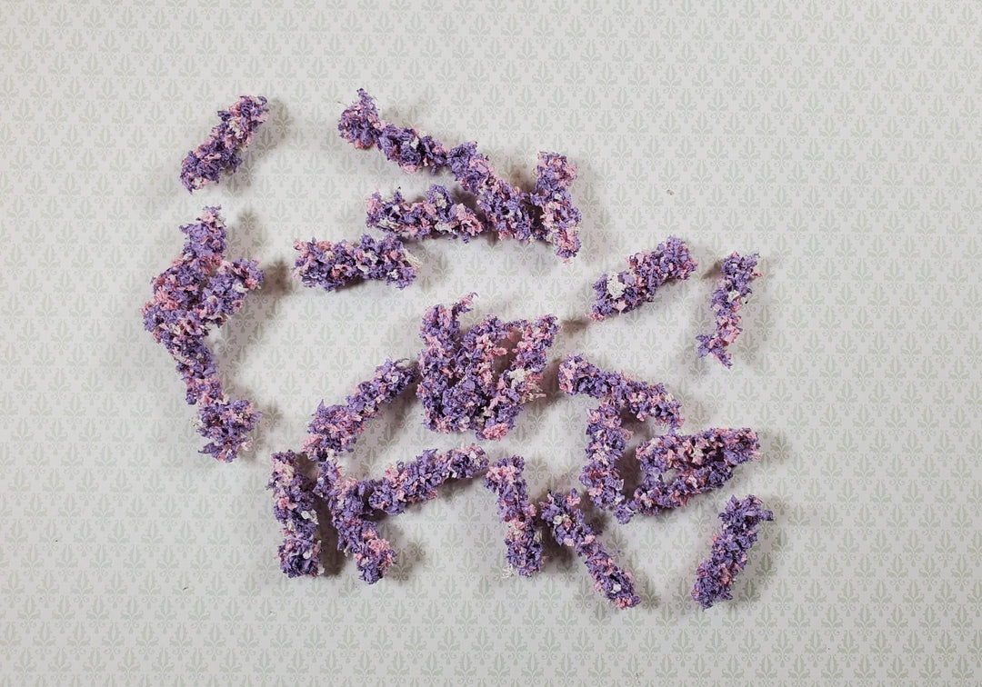 Miniature Wisteria Blooms Flowers Pink and Purple x25 Model Scenery Dioramas - Miniature Crush