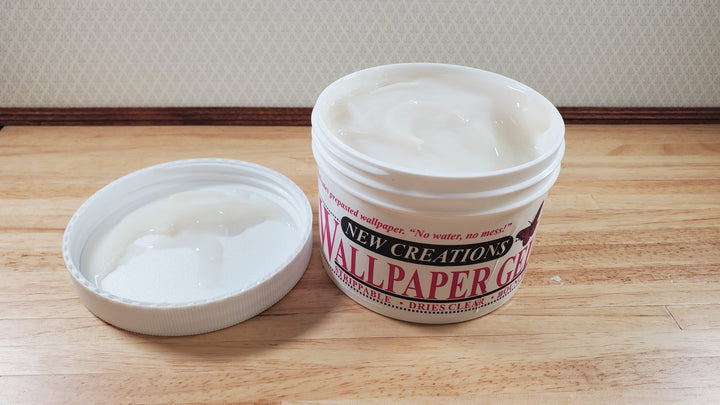 New Creations Dollhouse Wallpaper Paste Gel 10 oz Dries Clear - MiniatureCrush