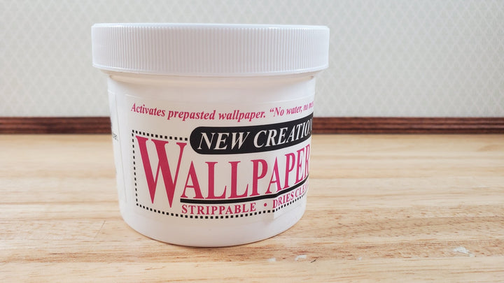 New Creations Dollhouse Wallpaper Paste Gel 5 oz Dries Clear - MiniatureCrush
