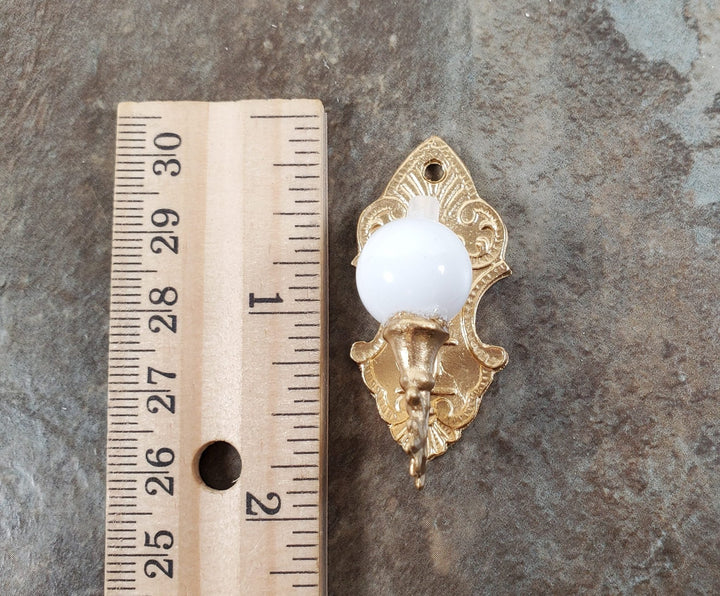 Non - Electric Dollhouse Wall Sconce Light Fancy Victorian 1:12 Scale Miniature - Miniature Crush