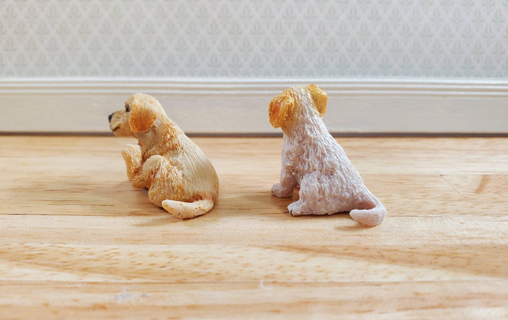 Puppy Dogs Set of 2 Puppies by Falcon Miniatures 1:12 Scale - MiniatureCrush