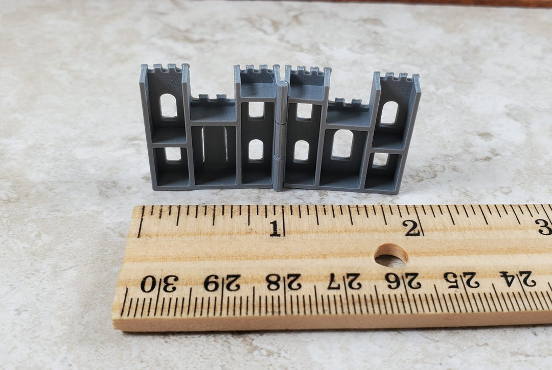 Super Tiny Miniature Castle Play Toy for Dollhouses Opens Draw Bridge 1" Tall - Miniature Crush