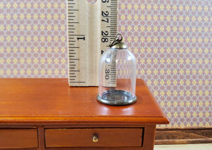Tiny Bell Jar Dome Glass Cover on Base Display Miniature Curiosities 1" tall - MiniatureCrush