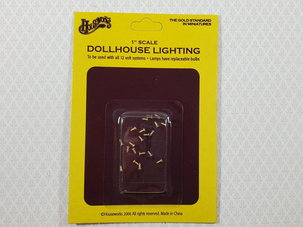 Tiny Brass Screws 20 pc for Dollhouse Miniatures 5/32" long Philips Head HW1106 - MiniatureCrush
