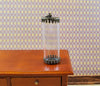 Tiny Tube Jar Glass Cover on Base Display Miniature Curiosities 1 9/16
