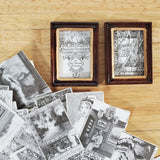 100 Mini 19th Early 20th Century Book Plates Vintage Pictures Scrapbooking Stamping - Miniature Crush
