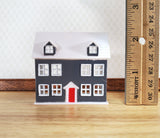 1:144 Scale Dollhouse Miniature Dolls House with Red Door Plastic - Miniature Crush
