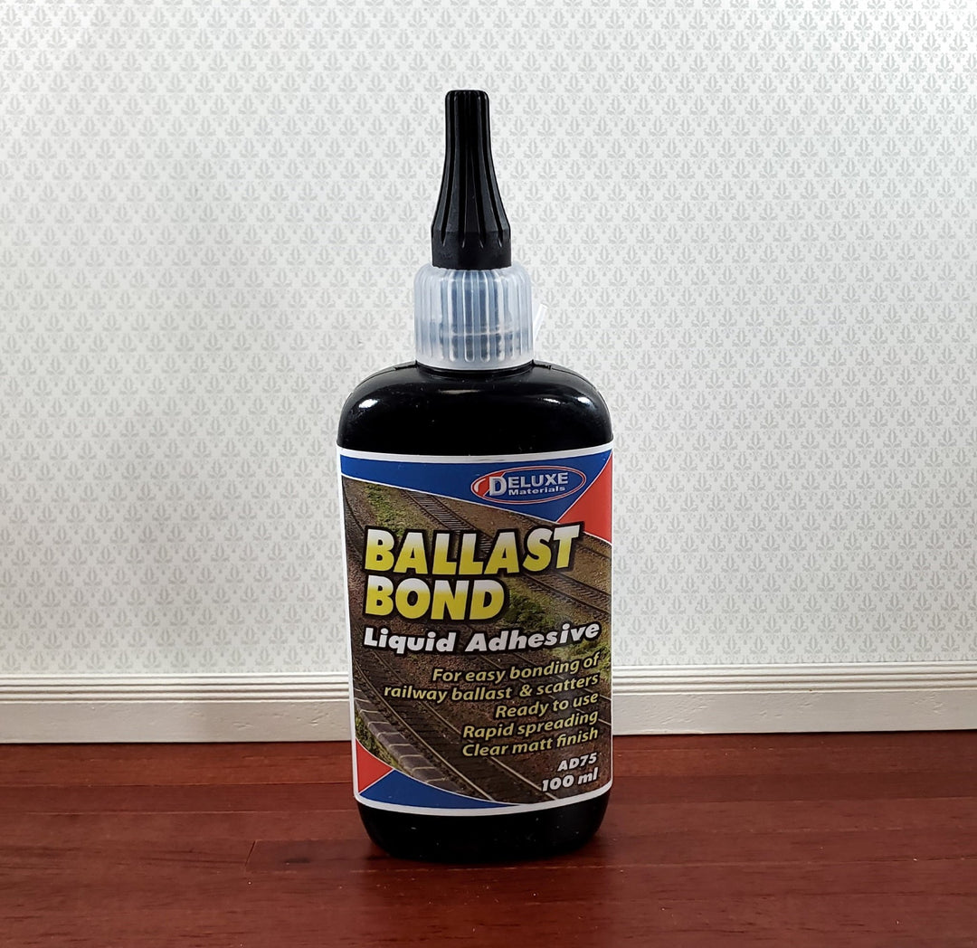 Ballast Bond Liquid Adhesive Deluxe Materials 100 ml Model Trains Railroads - Miniature Crush