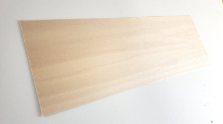 Basswood Sheet Plank Thin 1/32" x 4" x 12" long Veneer Woodworking Laser - Miniature Crush