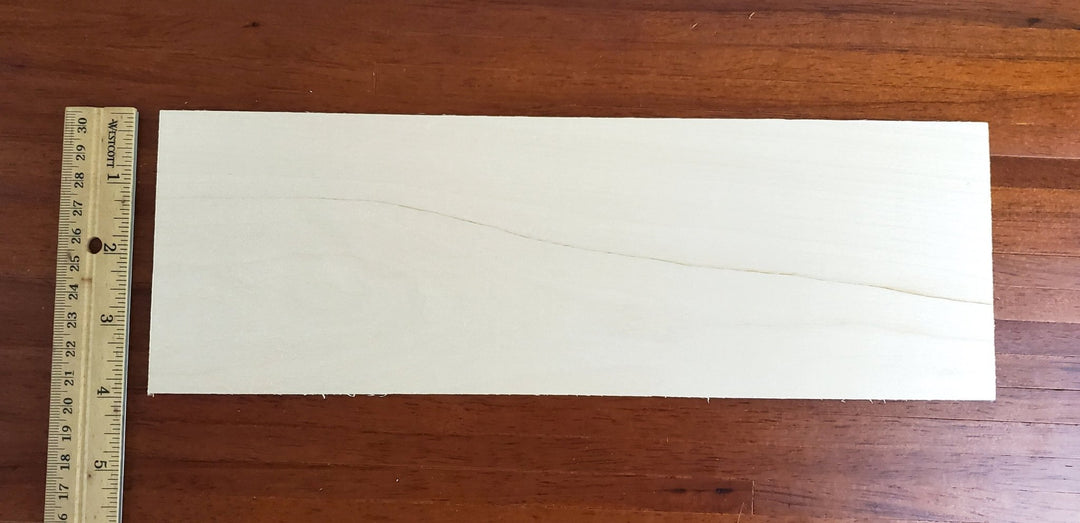 Basswood Sheet Plank Thin 3/32" x 4" x 12" long Woodworking Laser - Miniature Crush