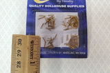 Brass Nails Brads Small Tiny Thin 1/4" Pack of 100 Dollhouse Miniatures Hardware - Miniature Crush