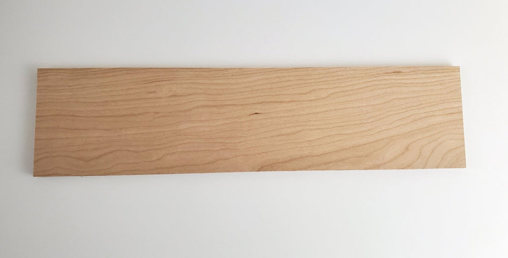 Cherry Wood Slat Plank 1/4" x 3" x 12" long Woodworking Laser - Miniature Crush