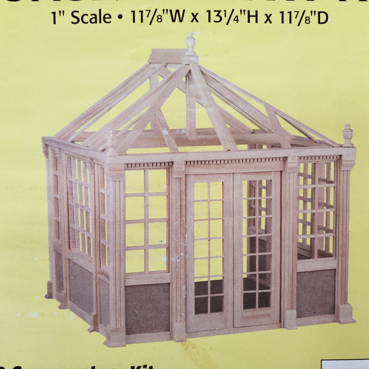 Conservatory Sunroom Greenhouse Kit by Houseworks 1:12 Scale Dollhouse Miniature #9900 - Miniature Crush