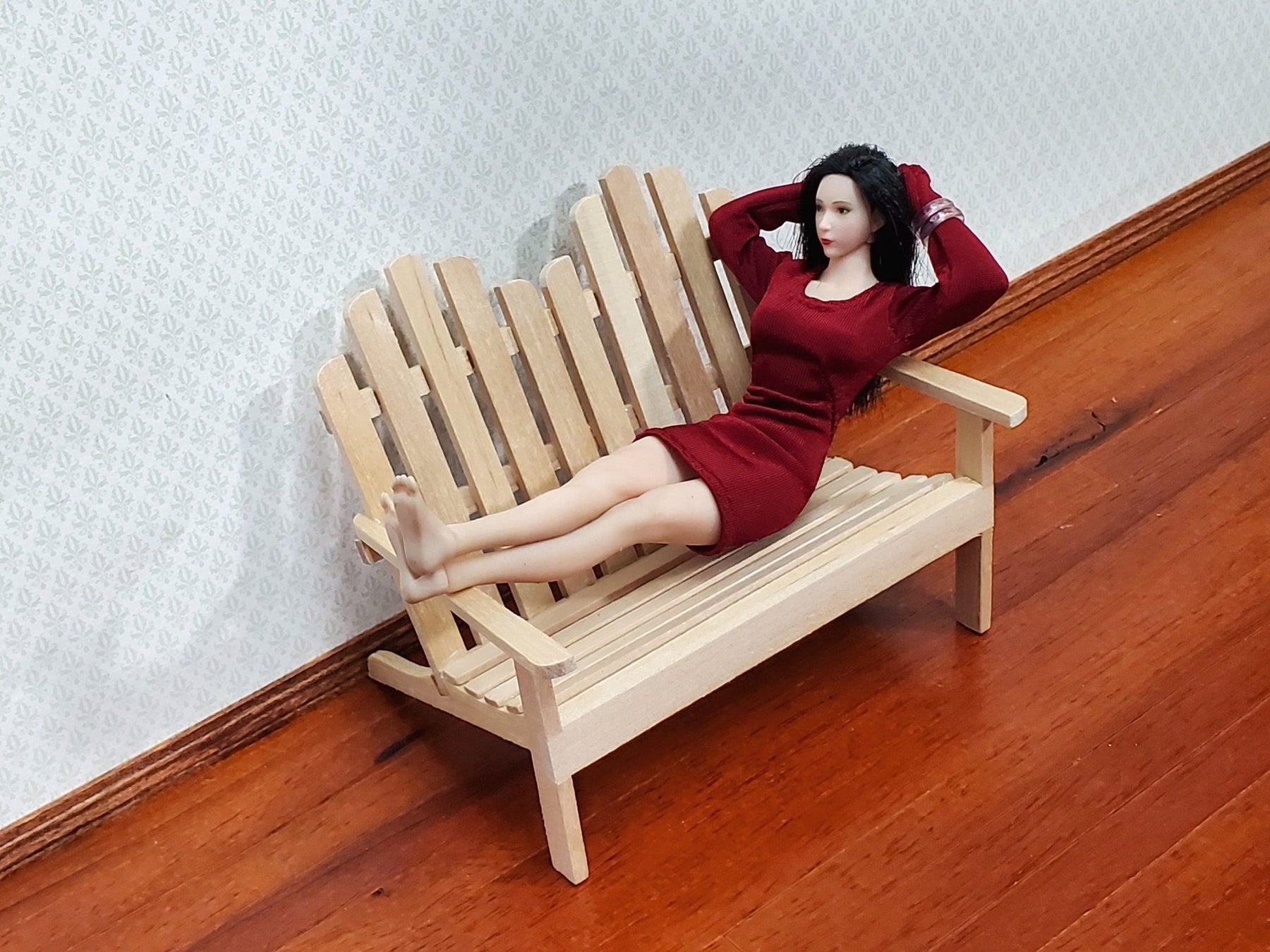 Diy Dollhouse Flooring Ice Cream Stick Doll House Popsicle Sticks