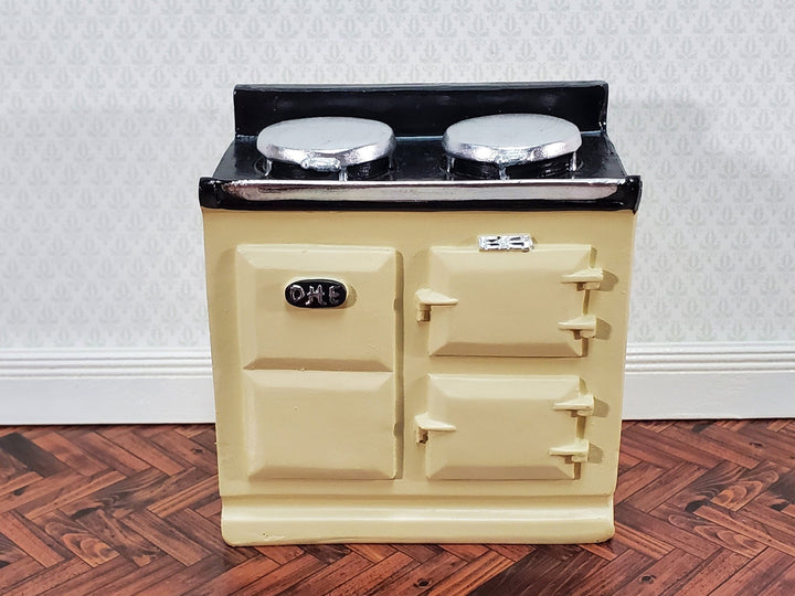 Dollhouse AGA Style Cooker Stove Oven Cream 1:12 Scale Miniature Kitchen - Miniature Crush