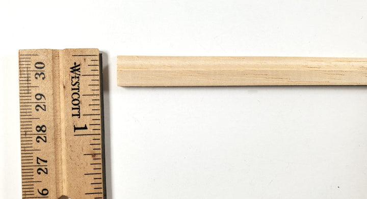 Dollhouse Baseboard Trim Molding 7/16" x 18" long 1:12 Scale Skirting BM033 - Miniature Crush