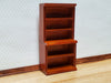 Dollhouse Bookcase or Shop Shelves Walnut Finish 1:12 Scale Miniature Bookshelf Furniture