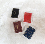 Dollhouse Books with Blank Pages Set of 4 1:12 Scale Miniature Library - Miniature Crush