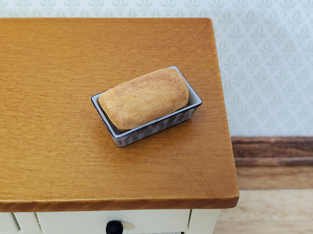 Dollhouse Bread in a Baking Pan Handmade 1:12 Scale Miniature Food Kitchen Bakery - Miniature Crush