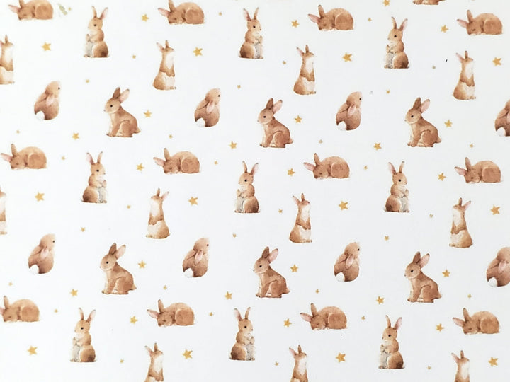 Dollhouse Bunny Rabbit Wallpaper 3 Sheets Nursery Baby's Room 1:12 Scale Miniature - Miniature Crush
