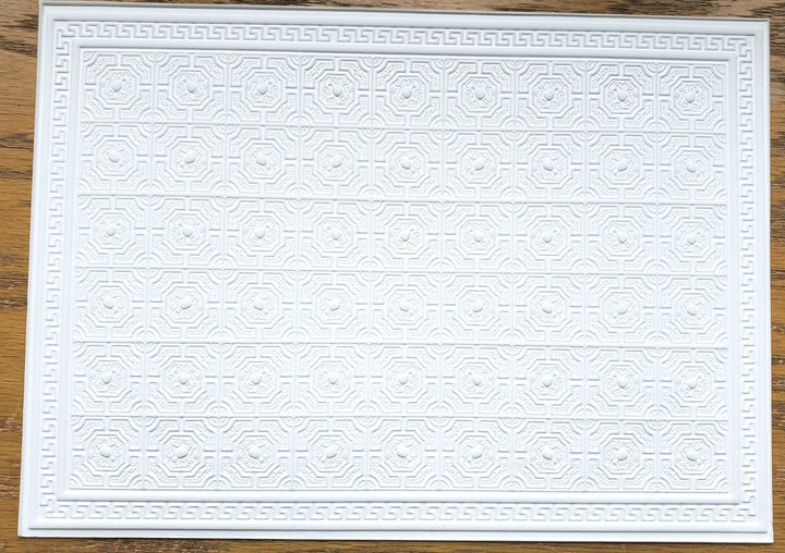 Dollhouse Ceiling Paper Embossed Textured Foam Board 1:12 Scale Miniature World Model 34944 - Miniature Crush