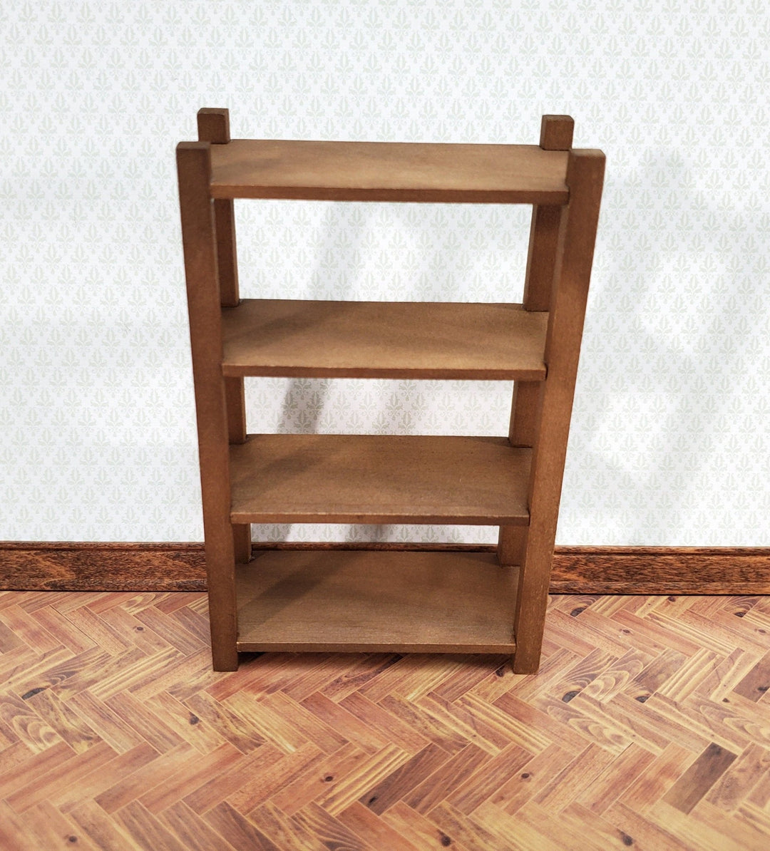 Dollhouse Cellar Rack Shelves Wood 1:12 Scale Miniature Furniture by Reutter - Miniature Crush