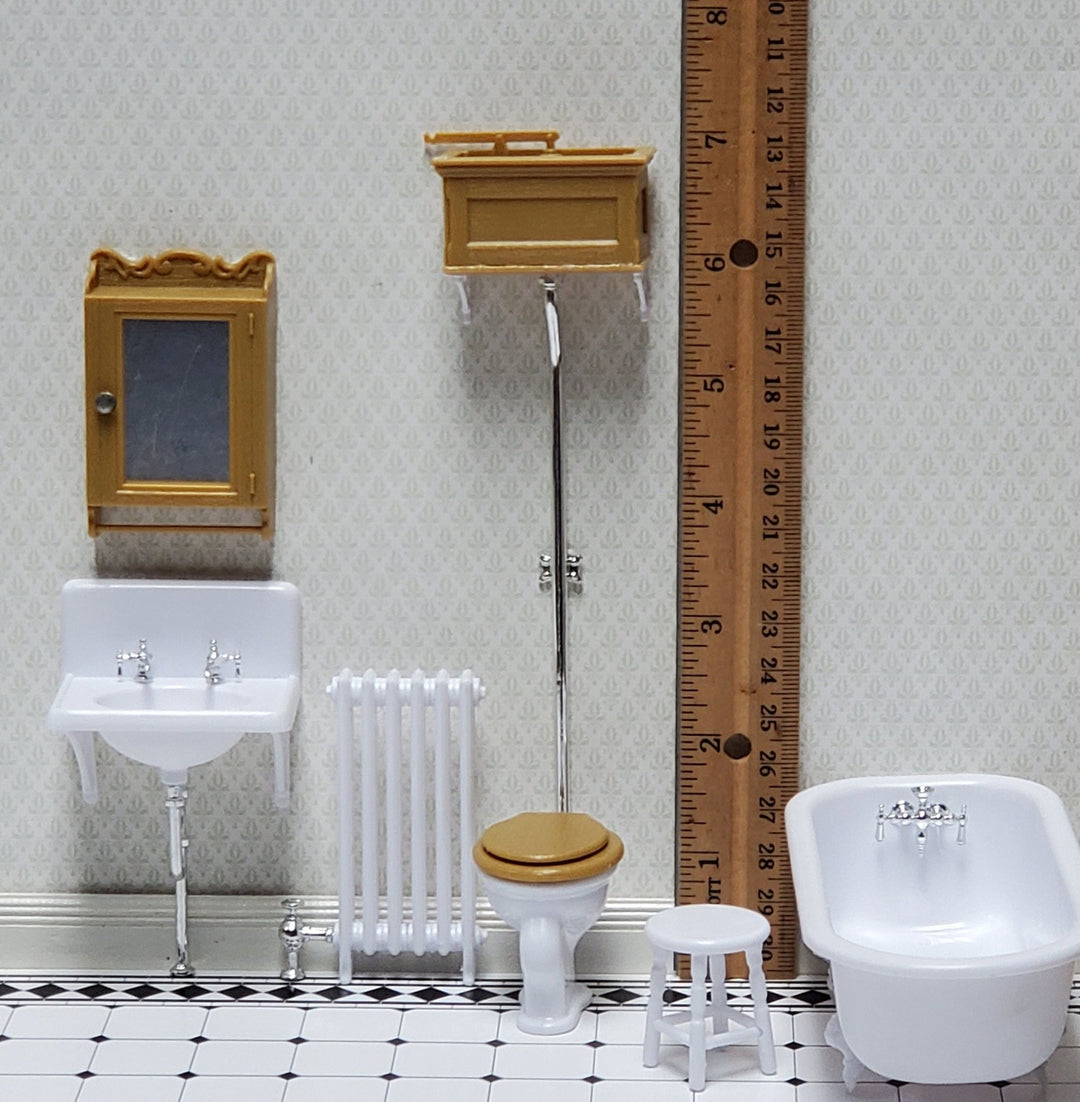 Miniatures Dollhouse Bathroom Toilet