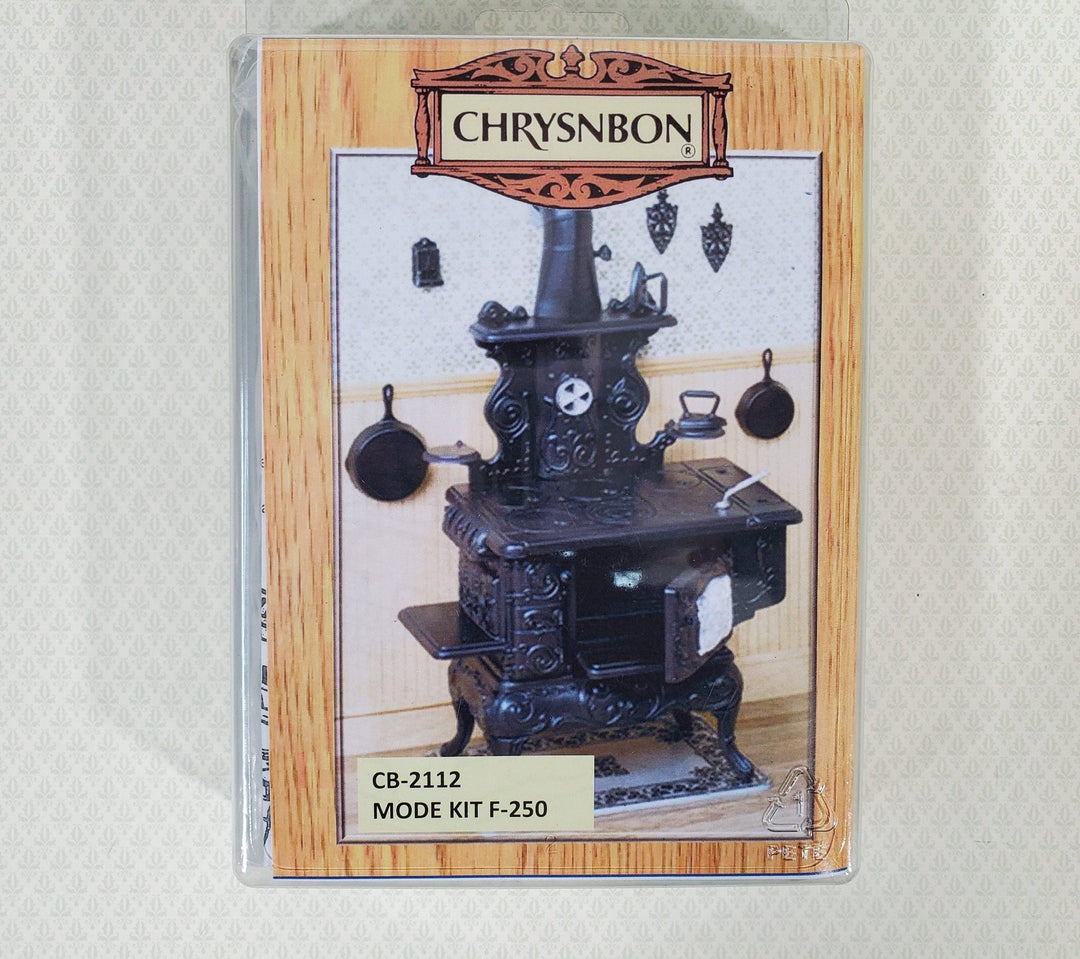 Dollhouse Chrysnbon Cooking Stove KIT Victorian Style Plastic 1:12 Scale Miniature - Miniature Crush