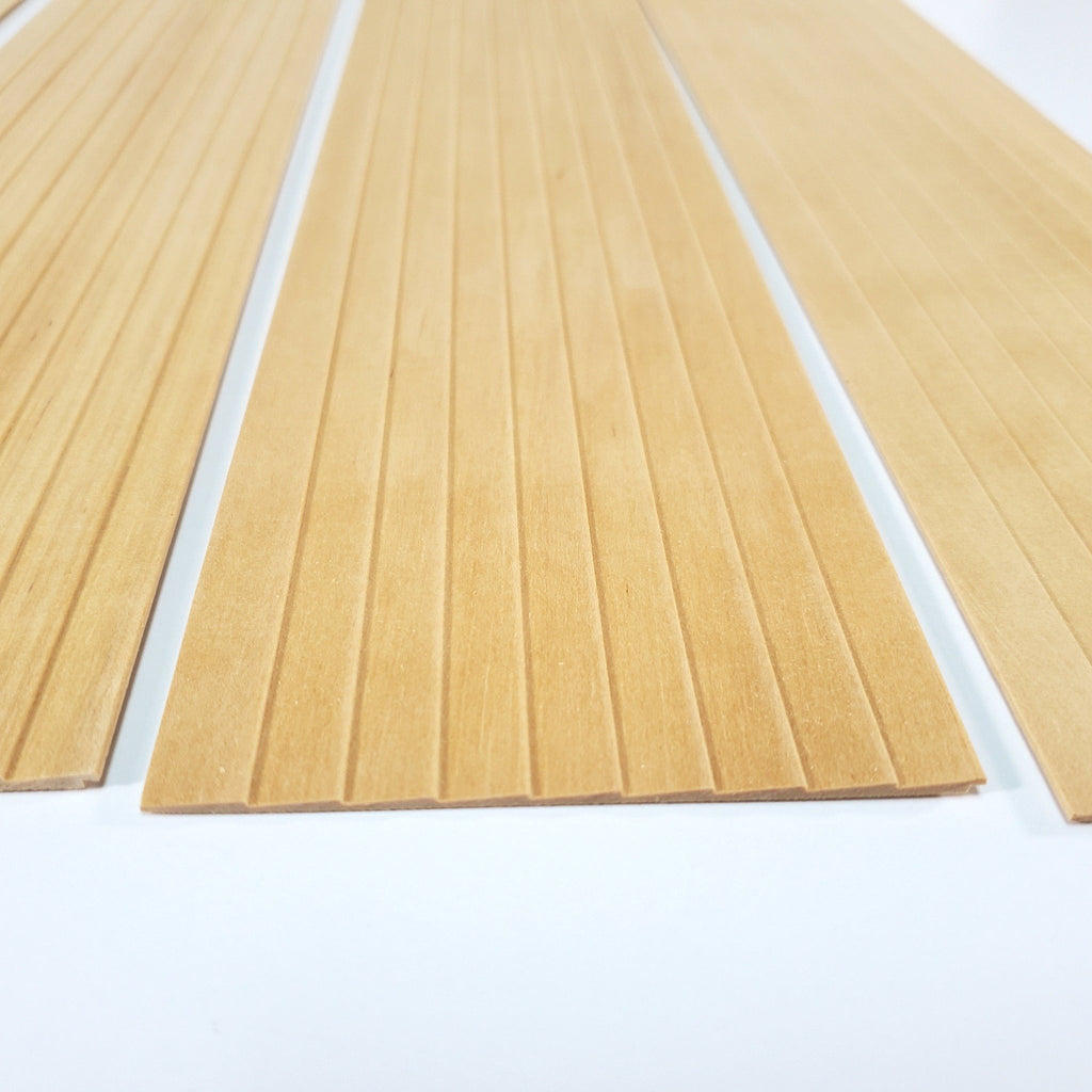 Dollhouse Clapboard Siding Panels 3/8" Wood Paneling x4 Sheets