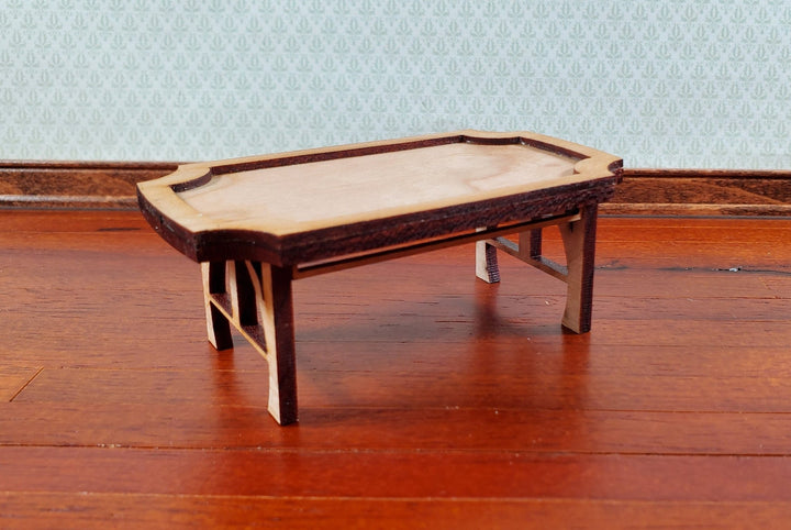 Dollhouse Coffee Table KIT Solid Cherry Wood 1:12 Scale Miniature Furniture - Miniature Crush
