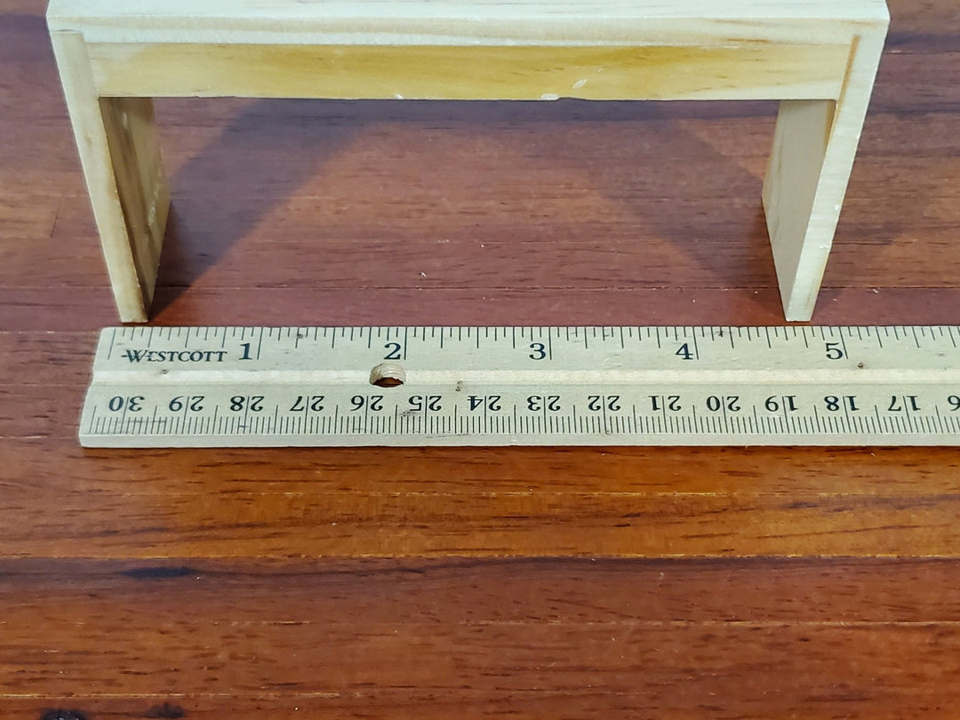 Dollhouse Console or Tall Sofa Table Modern Light Oak 1:12 Scale Miniature Furniture - Miniature Crush