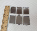 Dollhouse Cookie Trays Baking Pans x6 Metal for Mini Food 1:12 Scale Miniatures - Miniature Crush