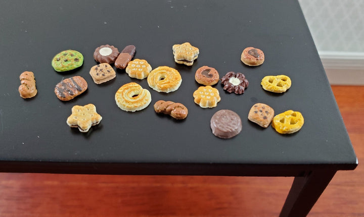 Dollhouse Cookies 20 Random Pieces 1:12 Scale Miniature Food Dessert Bakery - Miniature Crush